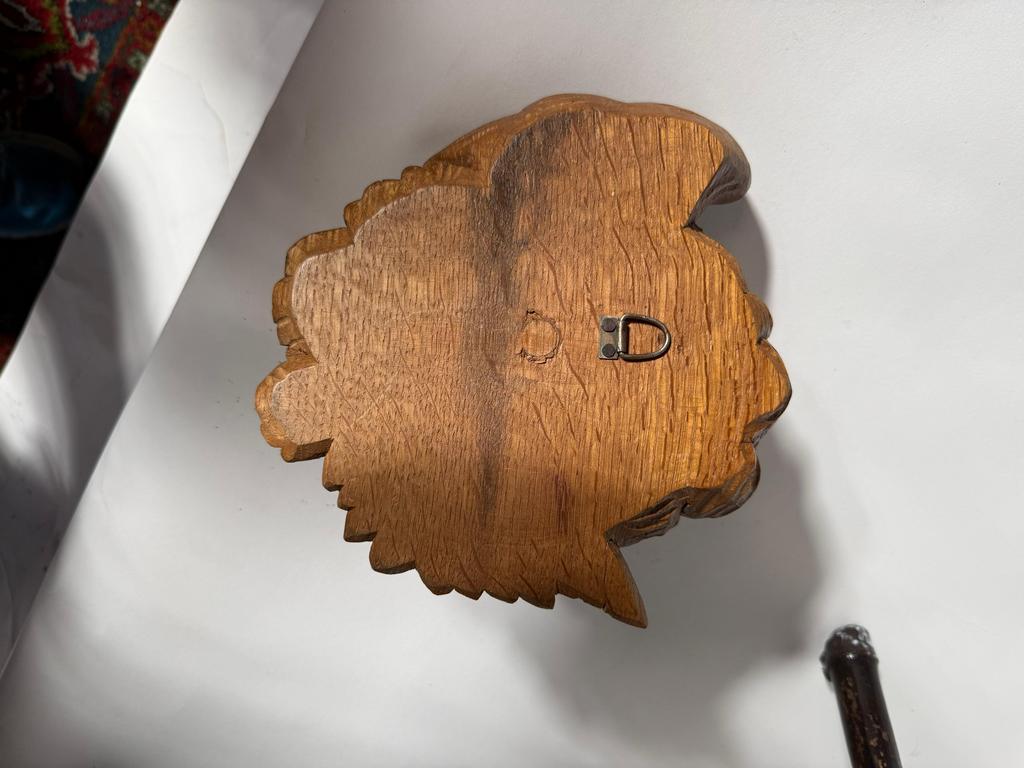 Eikenhouten engelen kopje, Antiek en Kunst, Kunst | Beelden en Houtsnijwerken, Ophalen of Verzenden
