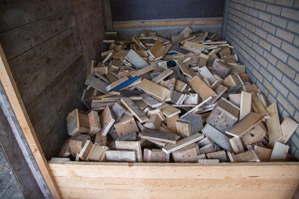 BRANDHOUT voor kachel of vuurkorf, Tuin en Terras, Minder dan 3 m³, Ophalen, Overige houtsoorten, Blokken