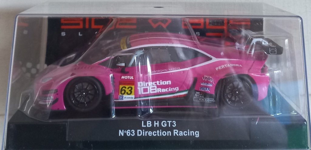 Sideways Slotcar Lamborghini Huracan # 63 Direction Racing, Overige merken, Racebaan, Nieuw, Ophalen of Verzenden