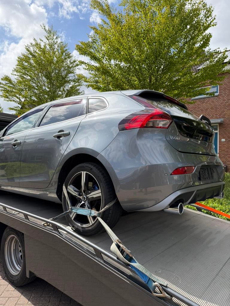 Volvo V40 R-design T2 2.0 90KW | Belgische auto, Ophalen, Handgeschakeld, Volvo, Zilver of Grijs