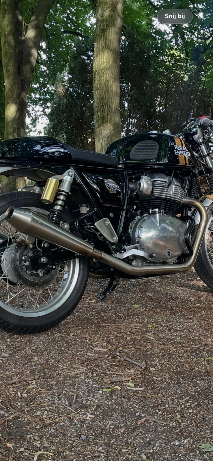 TEC uitlaat Royal Enfield 650 Continental GT/Interceptor, Ophalen of Verzenden, Gebruikt