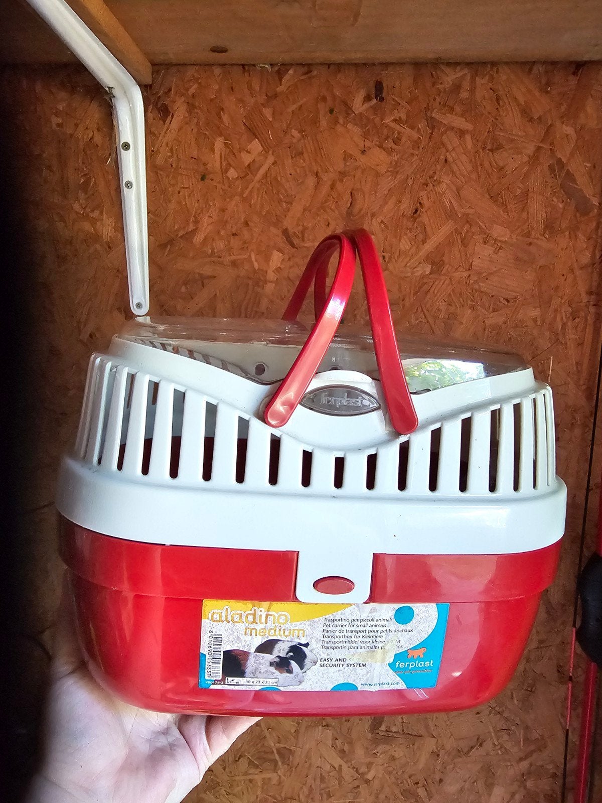 transport bakje hamster / cavia, Ophalen, Zo goed als nieuw