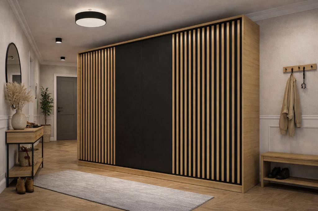 💎Design kledingkast – bezorging & montage inbegrepen 🚚🔧, Huis en Inrichting, Met deur(en), Nieuw, Glas, 200 cm of meer