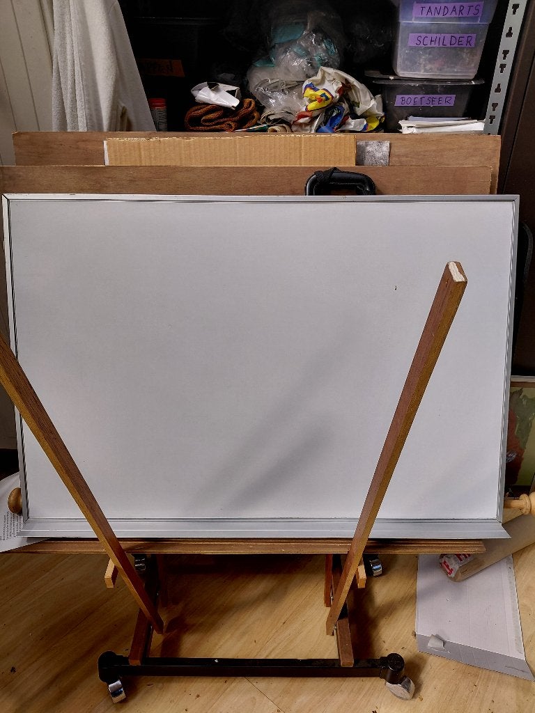 whiteboard, magneetbord, Huis en Inrichting, Woonaccessoires | Memoborden, Ophalen, Gebruikt, Magneetbord
