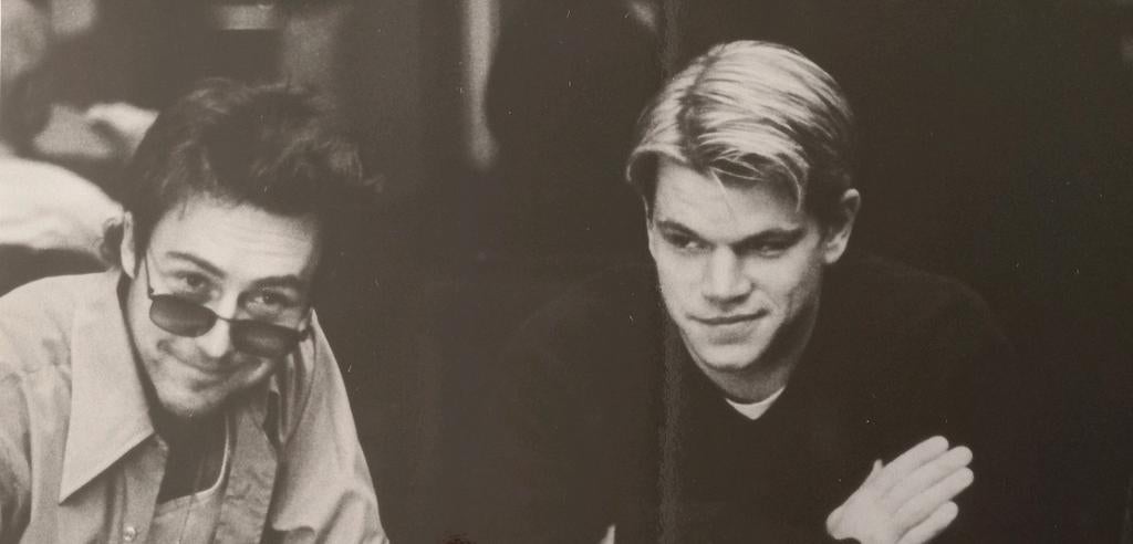 Rounders Filmfoto - Matt Damon & Edward Norton, ., Ophalen of Verzenden, Zo goed als nieuw, Foto of Kaart