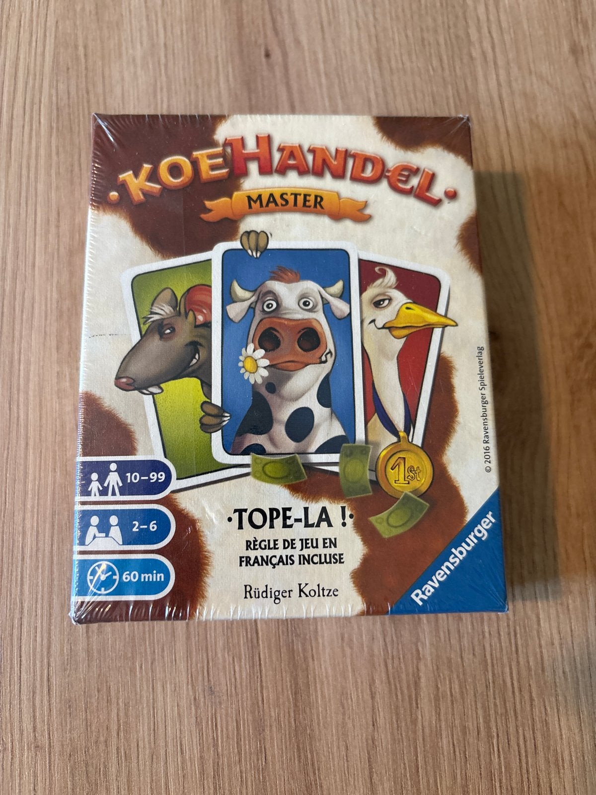 Koehandel Master - Ravensburger Kaartspel, Drie of vier spelers, Ophalen of Verzenden, Nieuw