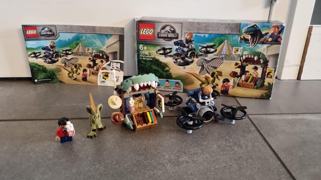 LEGO Jurassic World 75934 COMPLEET + DOOS, Jurassic World, Lego, Ophalen of Verzenden, Zo goed als nieuw