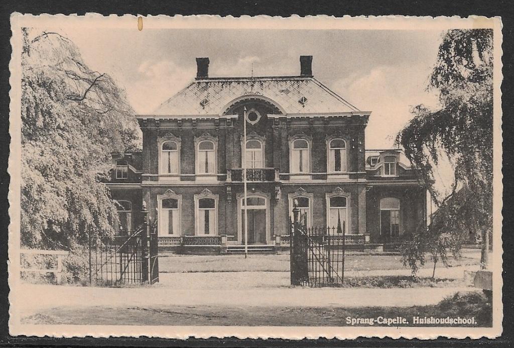480 Sprang-Capelle, Huishoudschool, Ophalen of Verzenden, Voor 1920, Ongelopen, Noord-Holland