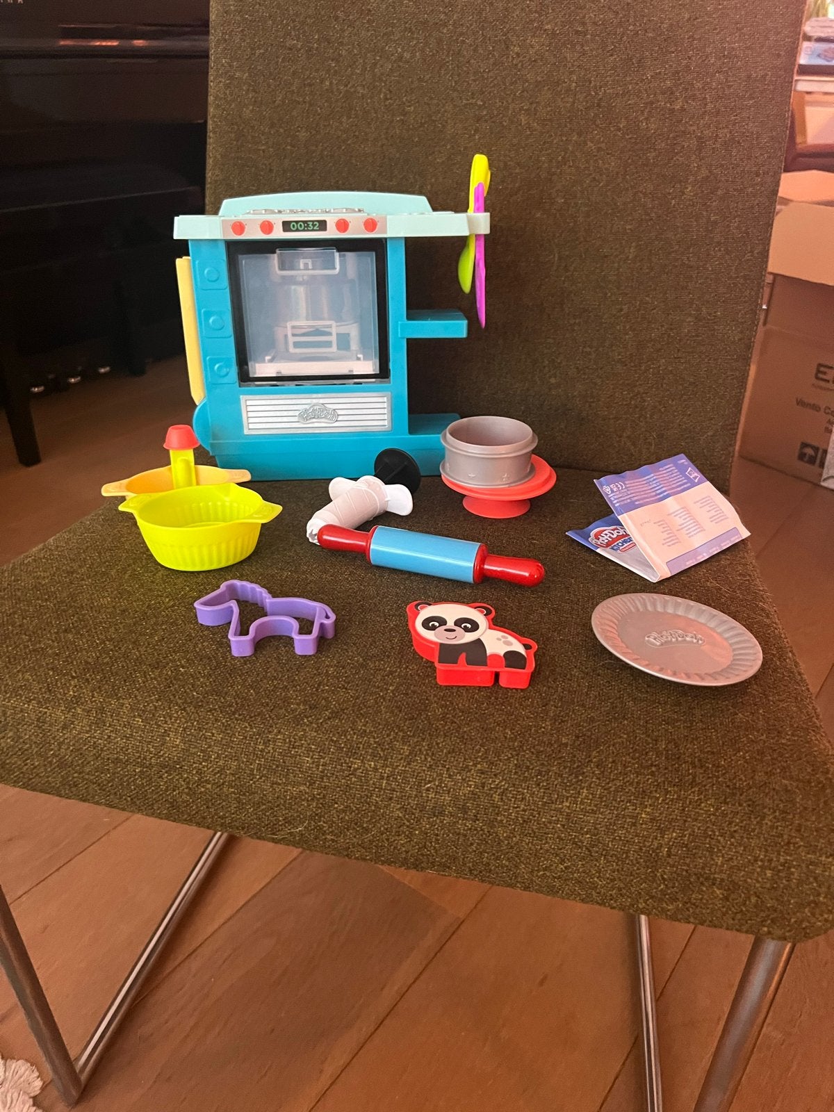Play-Doh Oven Speelset met Accessoires, Kinderen en Baby's, Speelgoed | Educatief en Creatief, Ophalen, Gebruikt, Knutselen, Met geluid