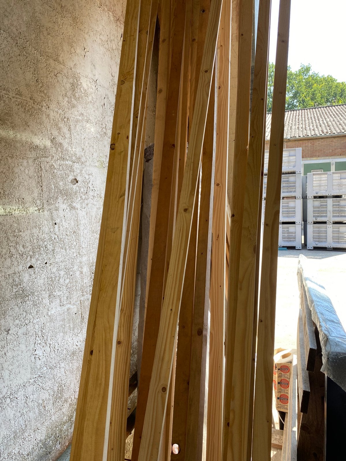 Panlatten, Doe-het-zelf en Verbouw, Hout en Planken, Ophalen, Minder dan 25 mm, Nieuw, Plank