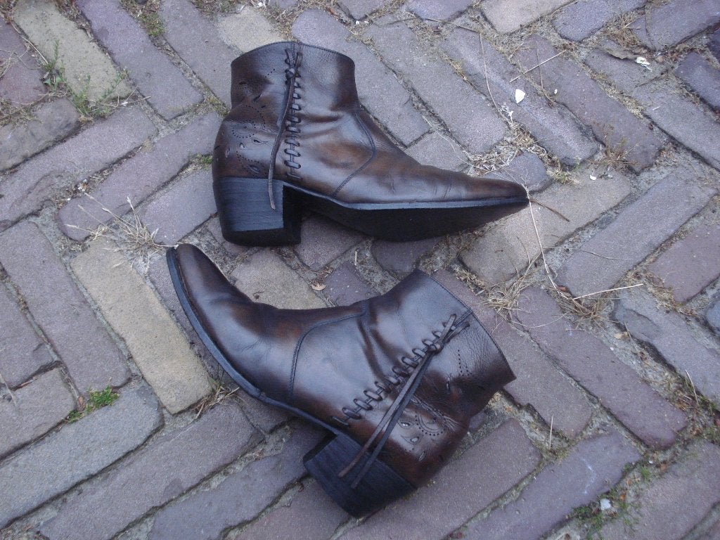 SENDRA BOHO FESTIVAL LAARZEN MT 42 GRATIS VERZENDING POST, Sendra 42, Bruin, Verzenden, Lage of Enkellaarzen