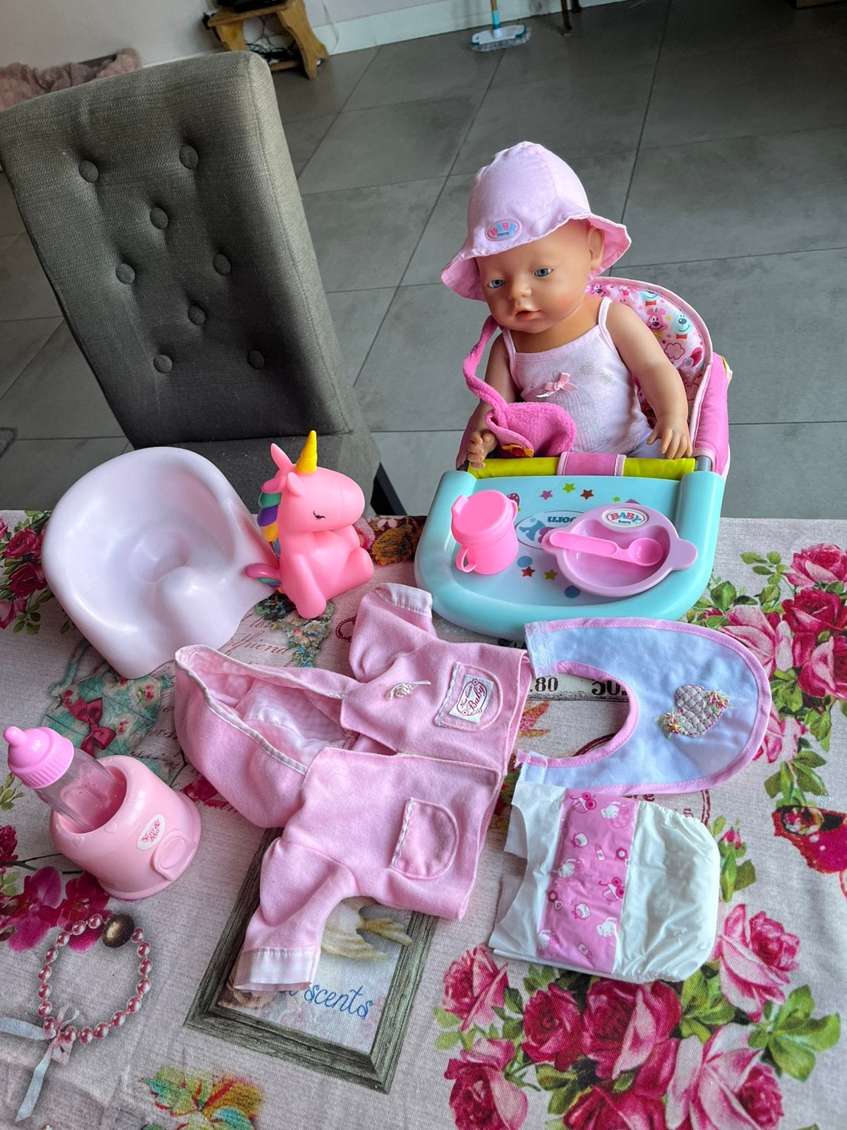 Baby born set, Ophalen of Verzenden, Zo goed als nieuw, Geboorte of Huwelijk