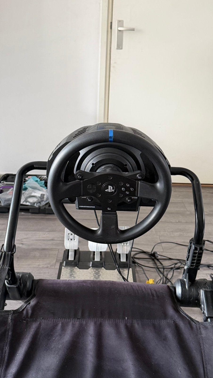Racingsim Thrustmaster T300 RS GT VOLLEDIG SETUP! PC + PS5/4, Ophalen, PlayStation 4, Zo goed als nieuw, Stuur of Pedalen
