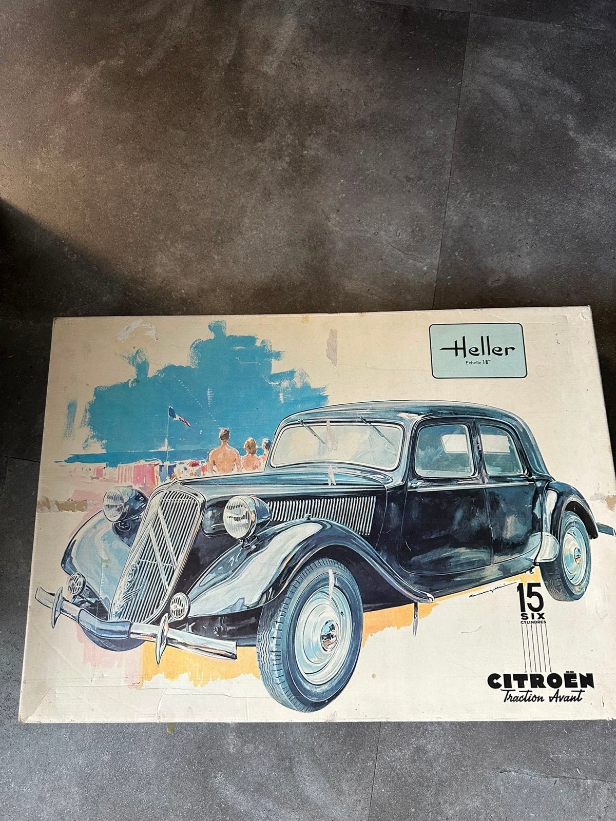 Heller Citroën Traction Avant 15 SIX modelbouwdoos, Ophalen, Auto, Groter dan 1:32, Nieuw