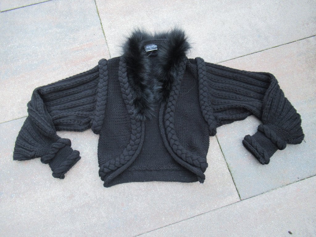 VESTJE Zwart Dames maat 36 merk Adele Fado Italië €30, Zwart, Ophalen of Verzenden, Zo goed als nieuw, Adele Fado