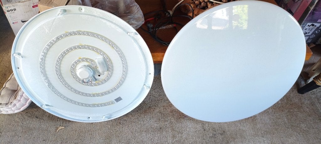 Briloner sterrenhemel plafondlamp plafonnière 80w, Ophalen, Gebruikt, Overige stijlen, Dimbaar