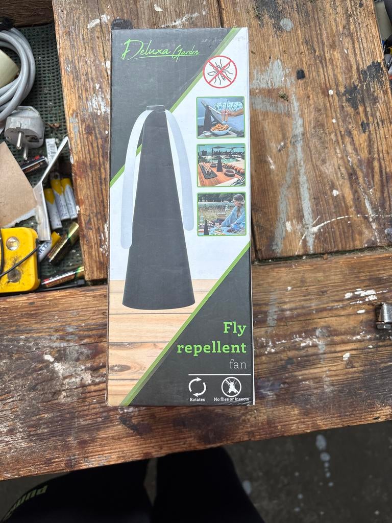 Deluxa Garden Vliegenverjager Ventilator, Ophalen, Nieuw