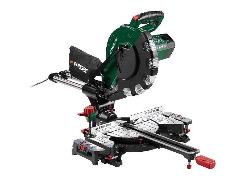 Afkortzaag met verstekfunctie 2000 W zaagblad 254 mm TE HUUR, Doe-het-zelf en Verbouw, Gereedschap | Zaagmachines, Ophalen, 70 mm of meer