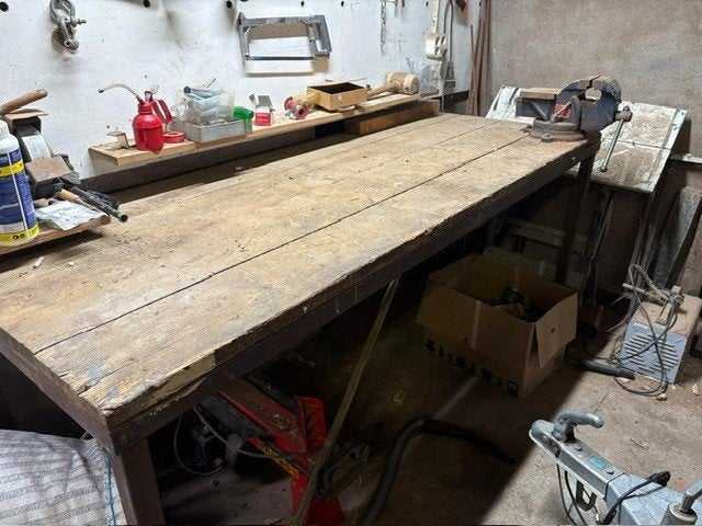 zware werkbank, Doe-het-zelf en Verbouw, Werkbanken, Ophalen, Gebruikt, 70 tot 120 cm