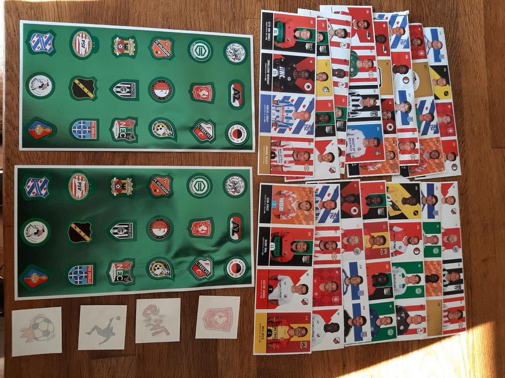 Voetbal plaatjes en stikkers plus, Plus, Ophalen of Verzenden