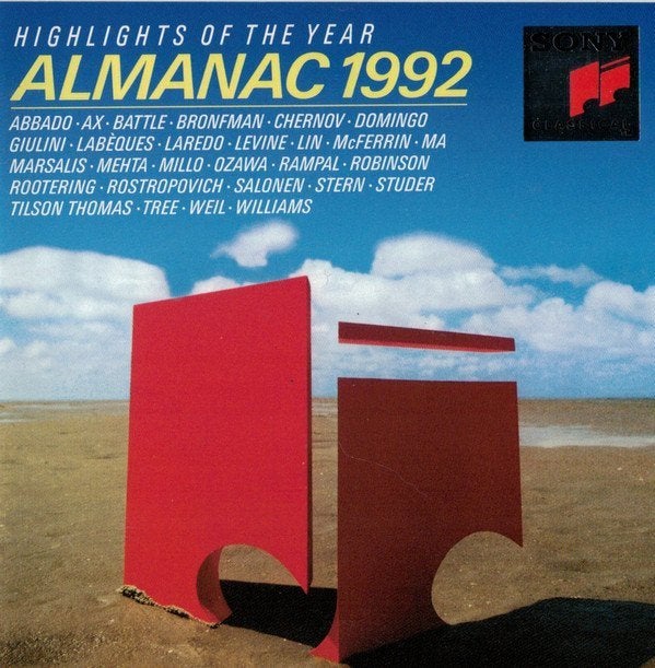 SALE--CD VARIOUS - Sony Almanac 1992, Verzenden, Classicisme, Zo goed als nieuw, Kamermuziek