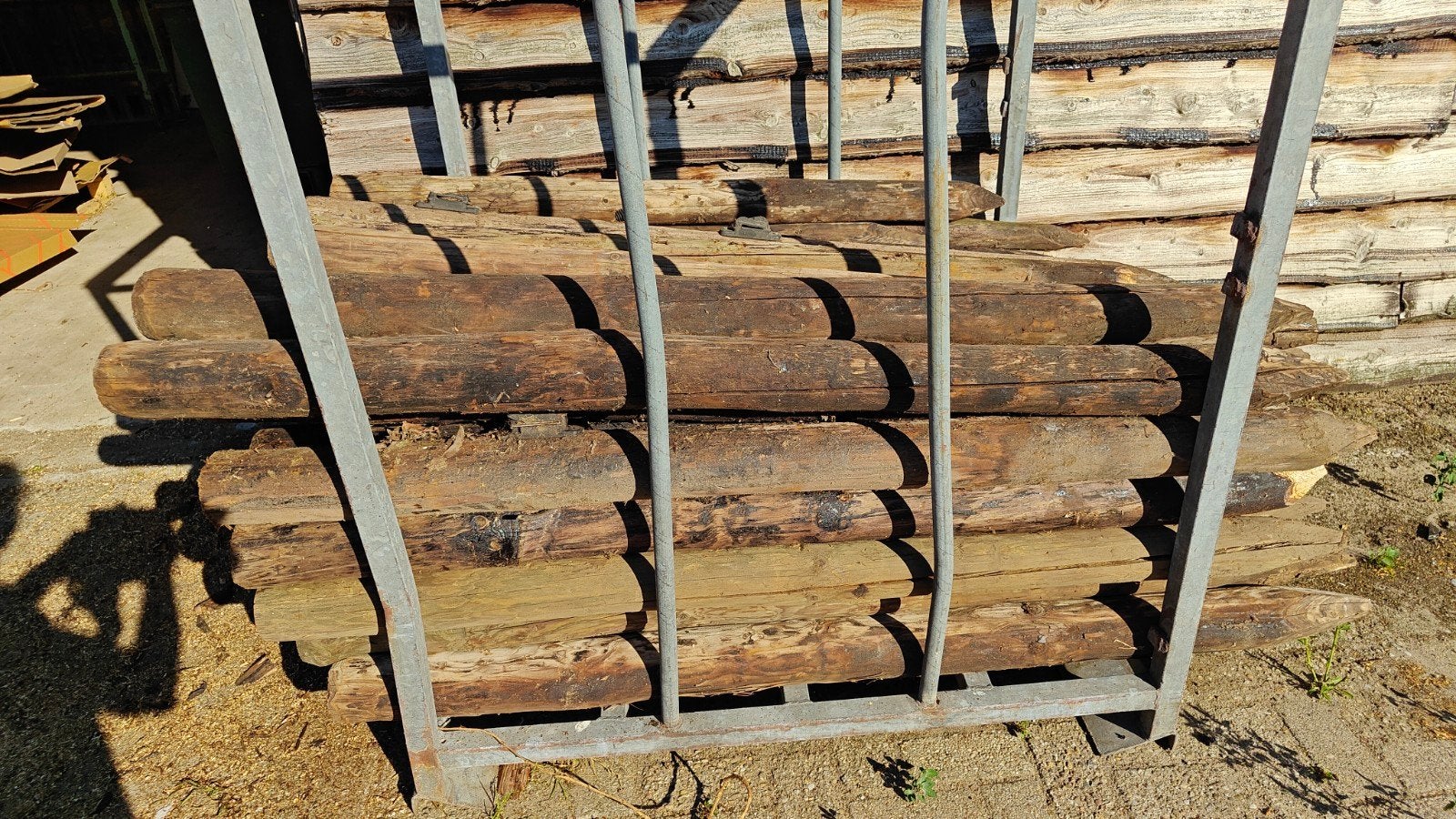 Goede wei Palen 35  stuks. 135  cm lang., Tuin en Terras, Palen, Balken en Planken, Ophalen of Verzenden, Minder dan 180 cm, Palen