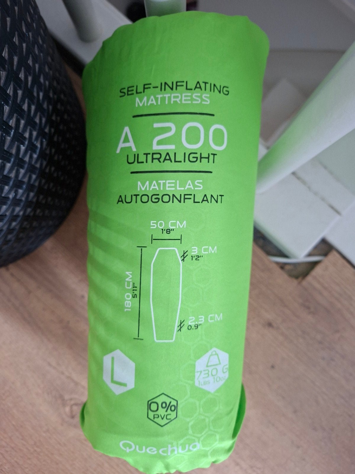 Slaapmatje (2) - self inflatable, Caravans en Kamperen, Ophalen of Verzenden, Gebruikt, 1-persoons