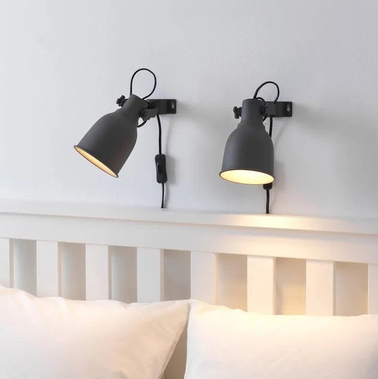 HEKTAR Ikea wand/klemlamp 2 stuks donkergrijs
HEKTAR
Wand-/k, Overige materialen, Bedlamp, E14 (klein), Ophalen of Verzenden