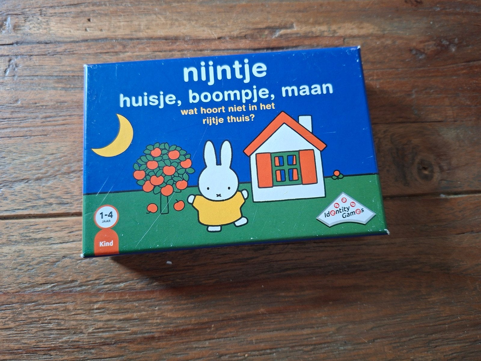 Identiteit Games Nijntje Huisje, Boompje, Maan, Een of twee spelers, Ophalen, Zo goed als nieuw, Indentity Games