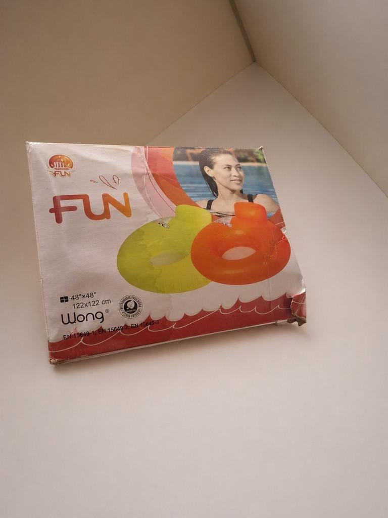 Wong FUN Opblaasbare Zwemband 122x122 cm, Ophalen, Nieuw