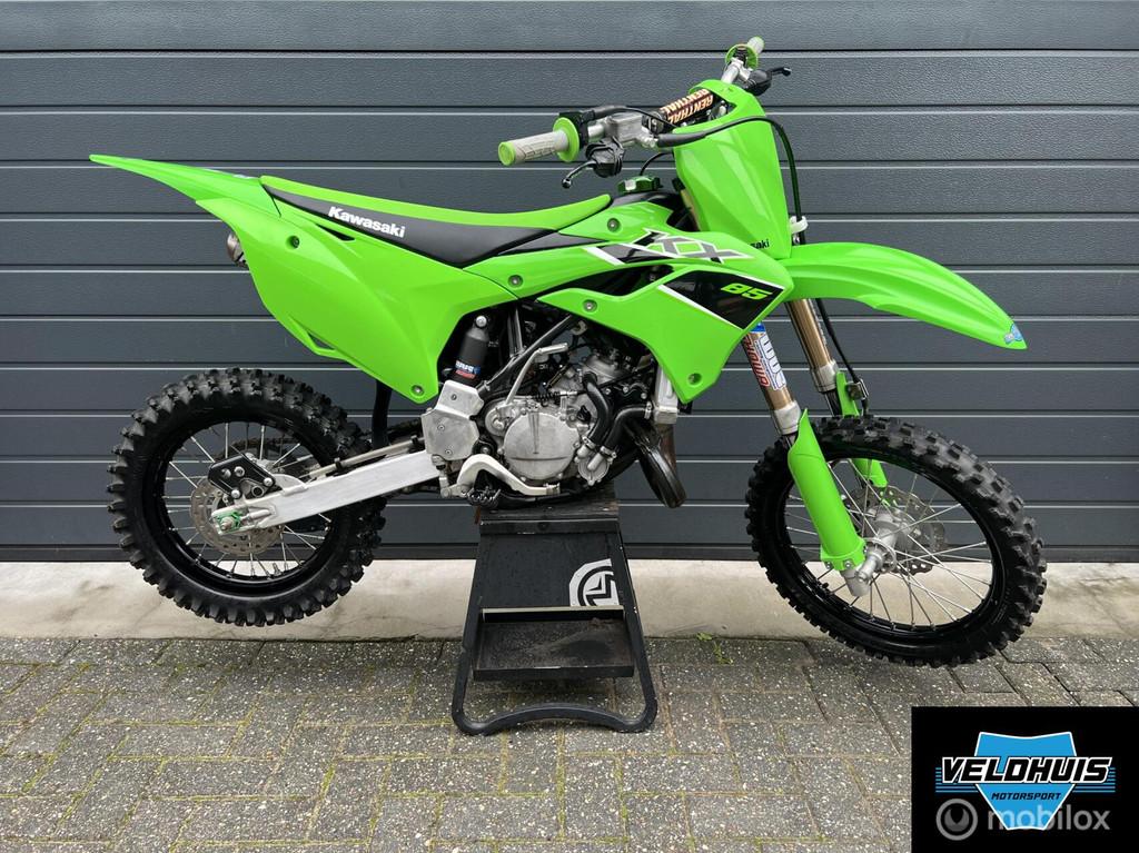 Kawasaki Kx85 Kx 85 2023 kleine wielen, crossmotor sx yz cr, 85 cc, Kawasaki, Bedrijf, Crossmotor