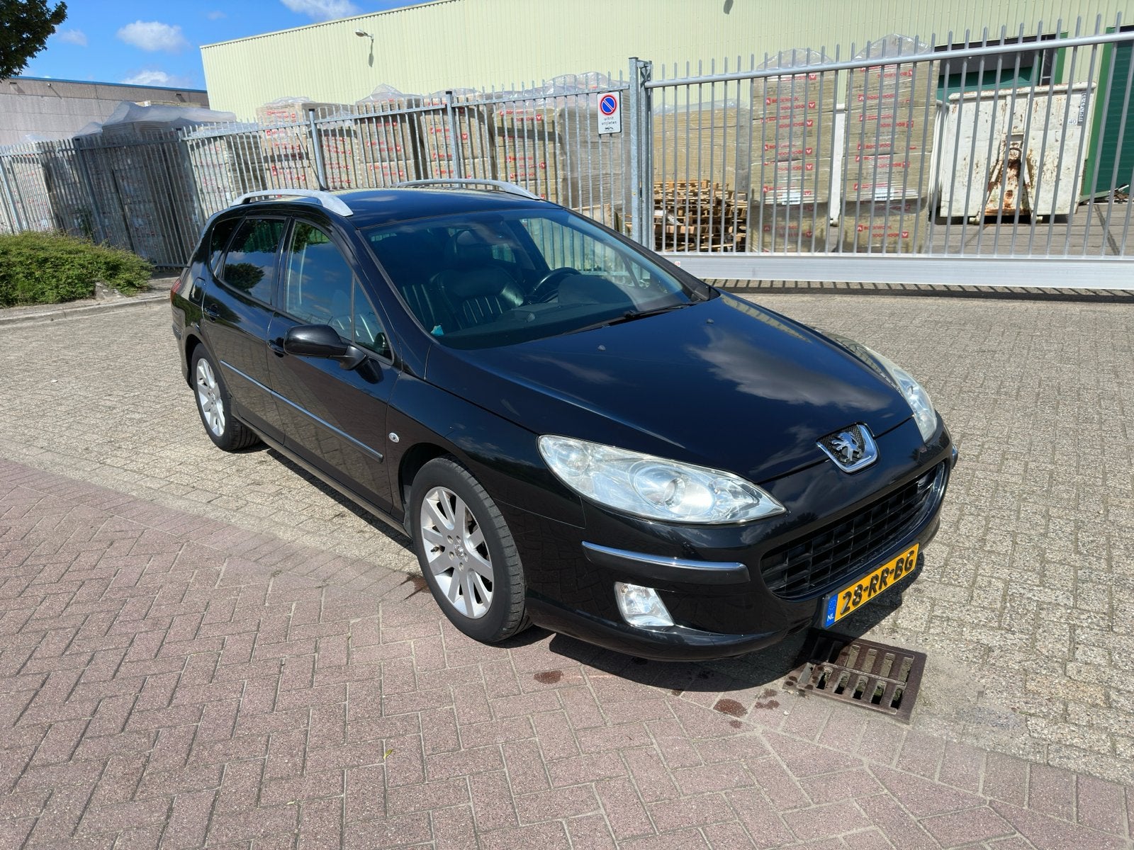 Peugeot 407 2.0 16V SW 2005 Zwart APK 07/2027, Voorwielaandrijving, 136 pk, Zwart, 4 cilinders