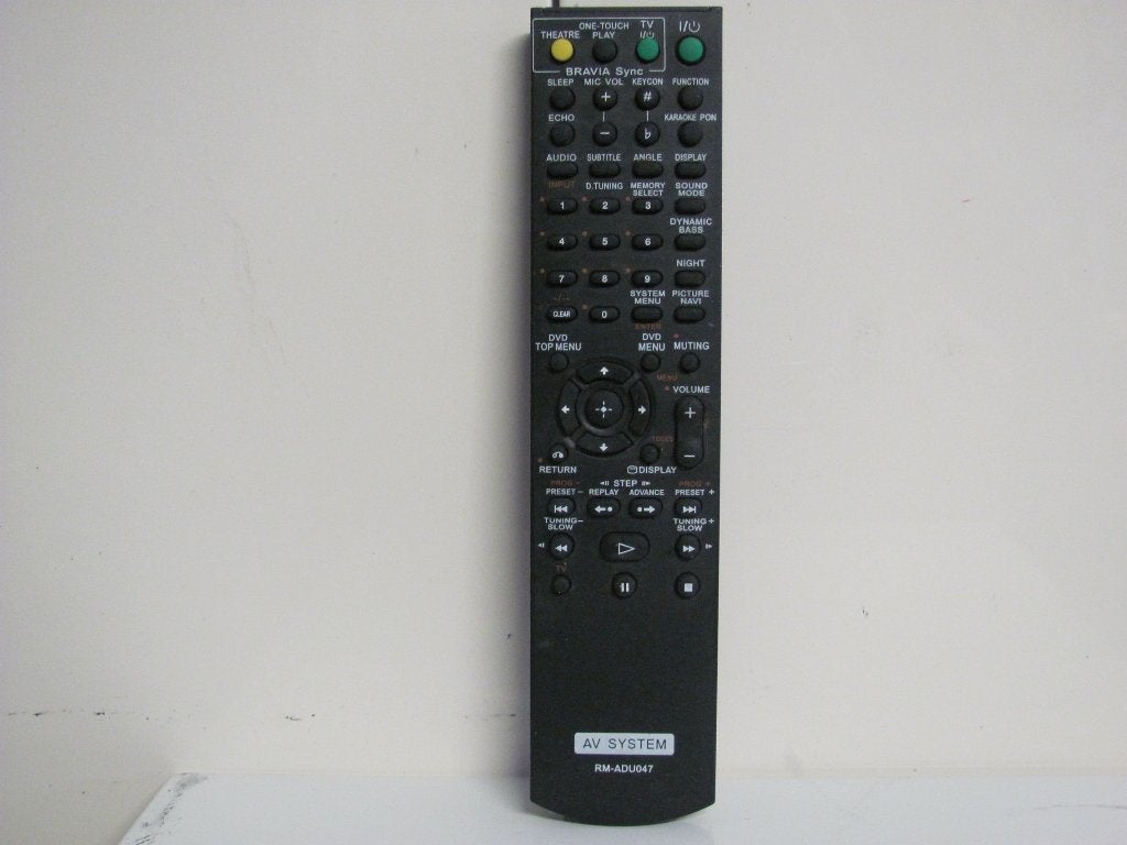 Sony av system rm-adu047 afstandsbediening, Ophalen of Verzenden, Zo goed als nieuw, Origineel, Receiver of Versterker