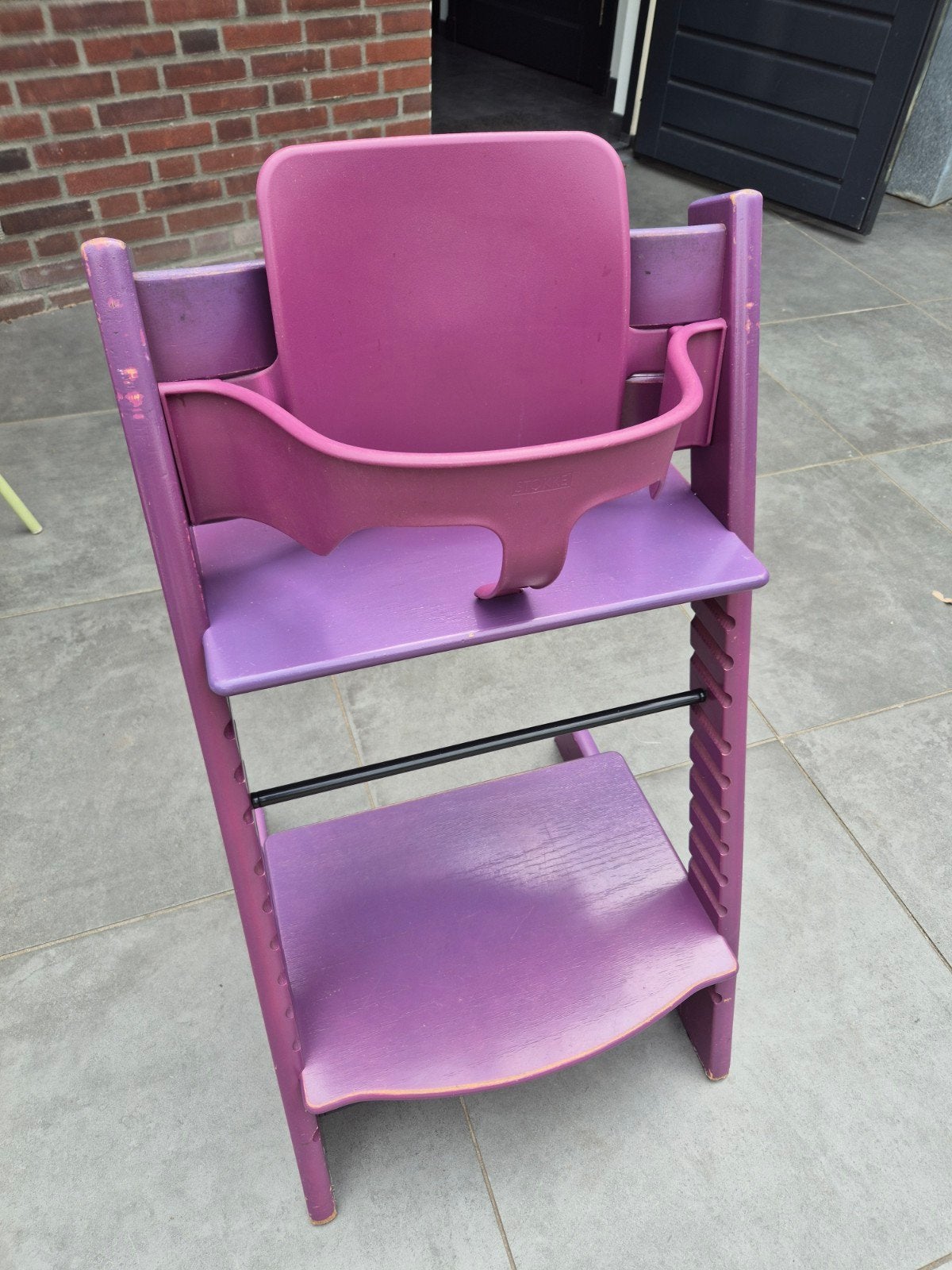 Stokke Tripp Trapp met babyset, Kinderen en Baby's, Kinderstoelen, Ophalen, Gebruikt, Meegroeistoel