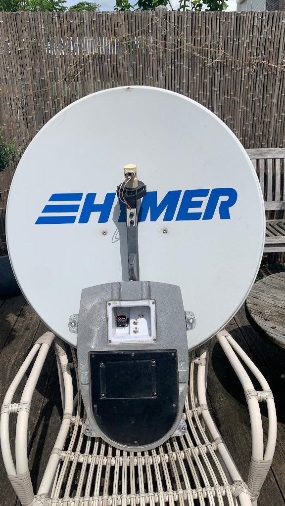Oyster Vison 85 twin automatische schotel, Ophalen, Zo goed als nieuw, (Schotel)antenne, Overige merken