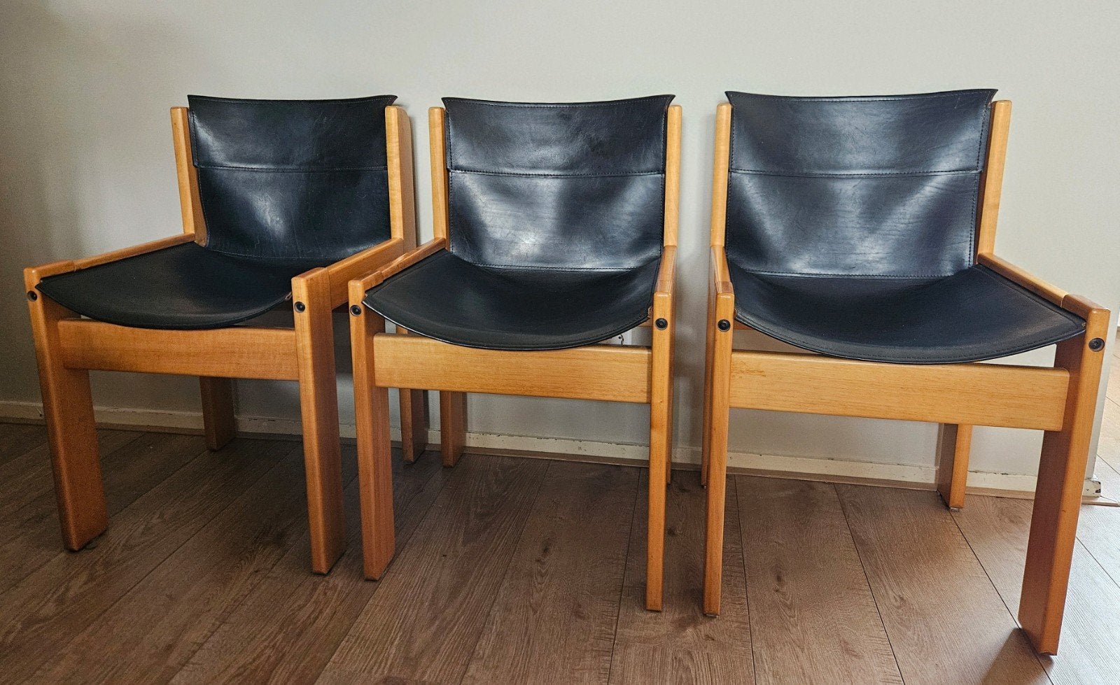 Vintage Ibisco stoelen, 3 stuks, Ophalen, Gebruikt, Drie, Vintage, Ibisco, retro