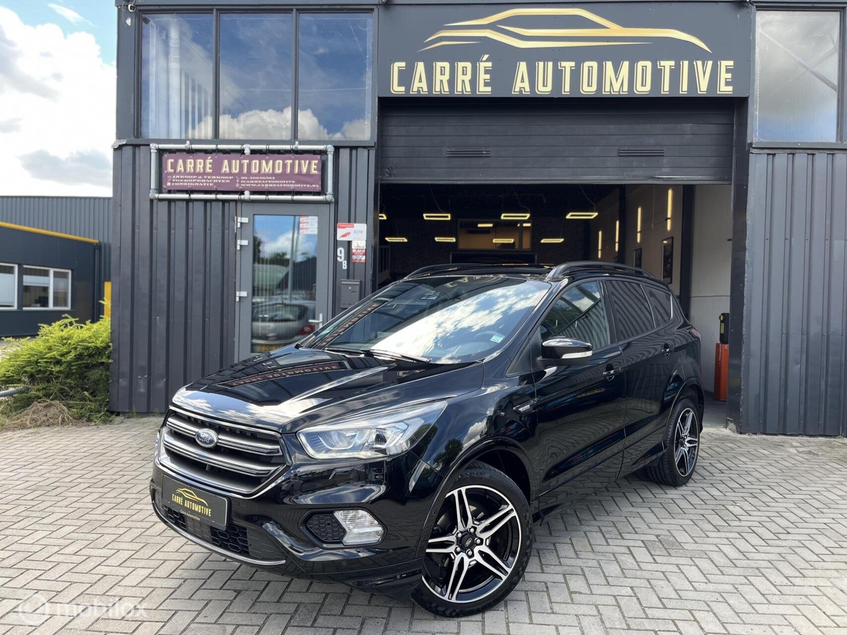 Ford Kuga 1.5 EcoBoost ST Line|Pano|Stoel/Stuurverw.|PDC|Cru, Auto's, Zwart, 4 cilinders, 150 pk, Alcantara