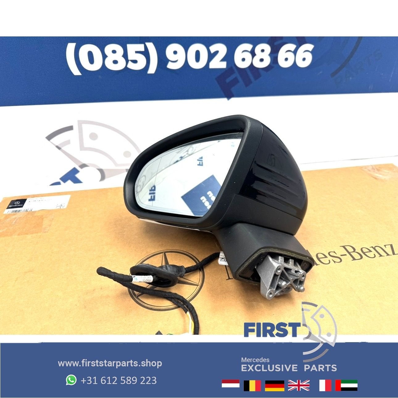 W118 CLA SPIEGEL LINKS COMPLEET Mercedes CLA Klasse C118 X11, Auto-onderdelen, Gebruikt, -, Ophalen of Verzenden, -