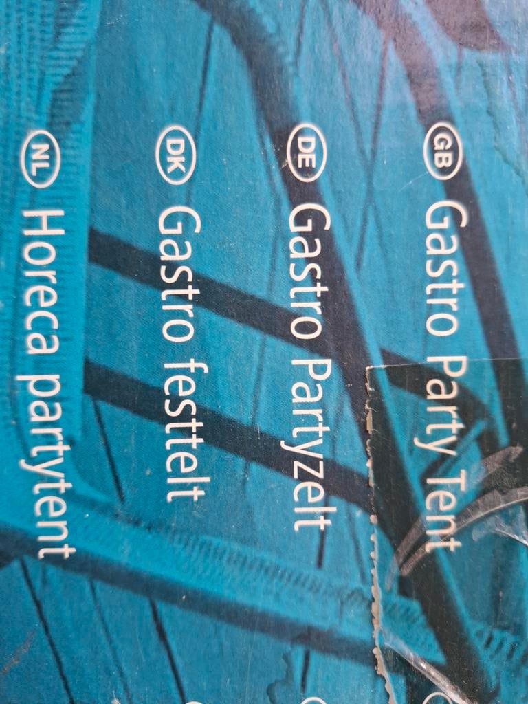 Gastro Partytent 4x8m - Nieuw in doos, Ophalen, Partytent, Nieuw, 2 meter of meer