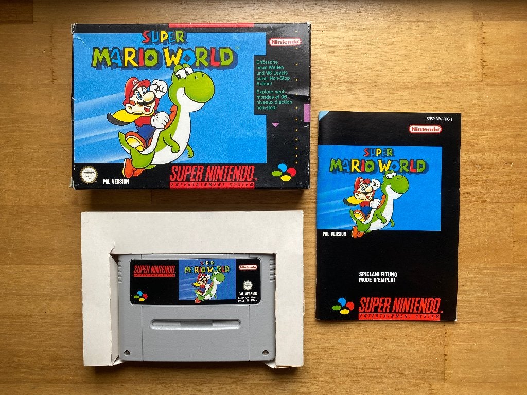 Super Mario world Snes FRG, Avontuur en Actie, 1 speler, Ophalen of Verzenden, Zo goed als nieuw