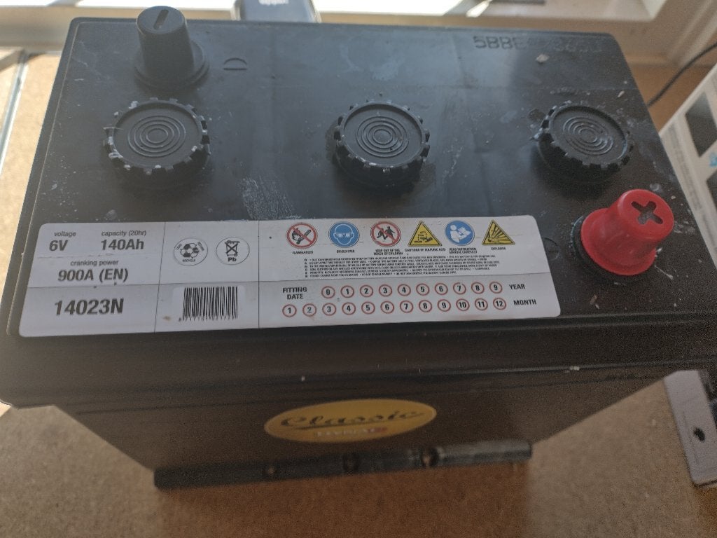 6V autoaccu, Ophalen, Nieuw