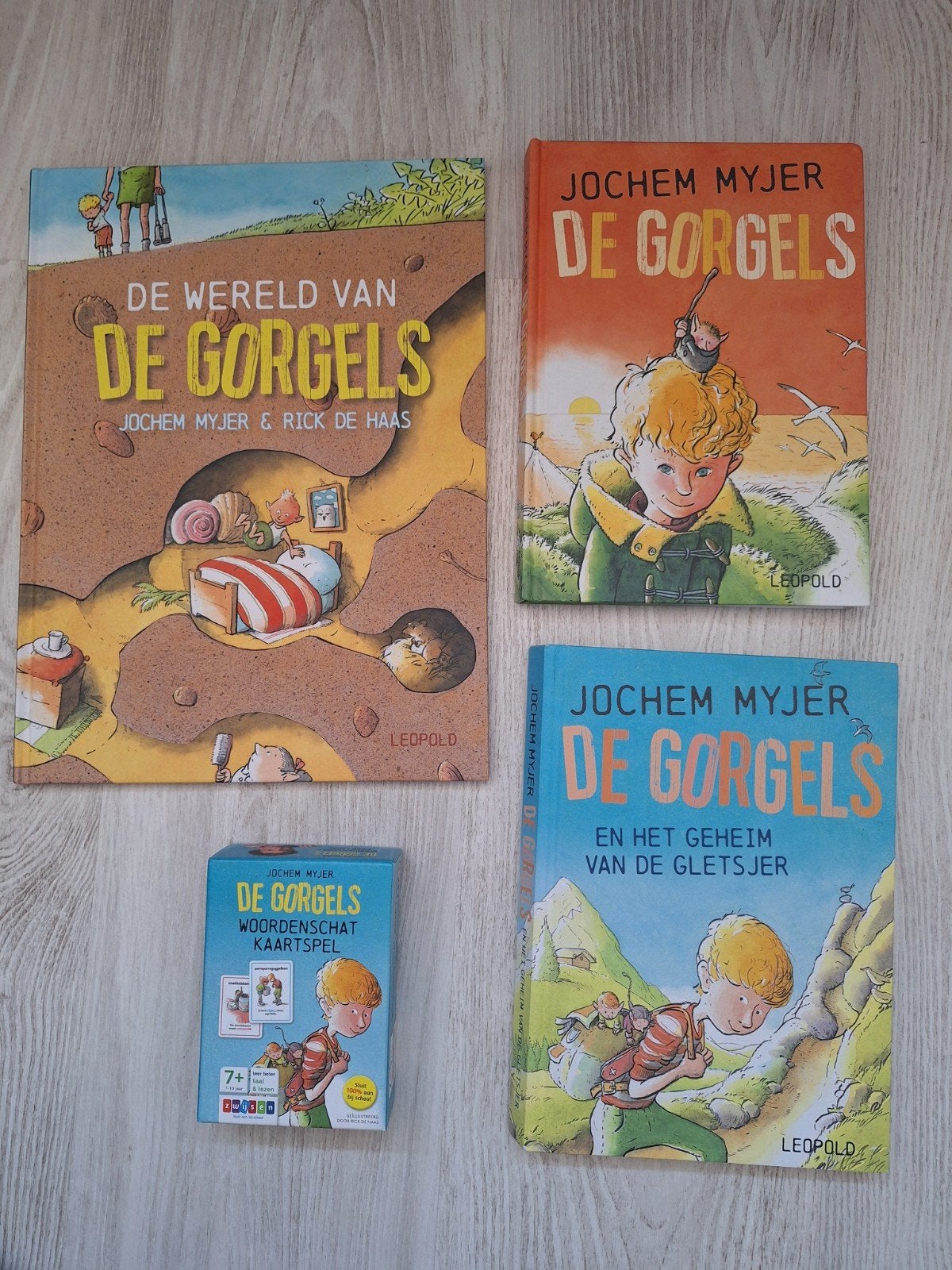 De Gorgels boeken en Woordenschat Kaartspel, Ophalen, Zo goed als nieuw, Jochem Myjer, Fictie algemeen