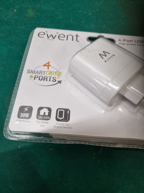 4-poorts smart usb lader nieuw in verpakking, Diversen, Ophalen of Verzenden, 'T Olde Gre-j, Info@toldegrej.nl, Endepoelstraat 20f Didam