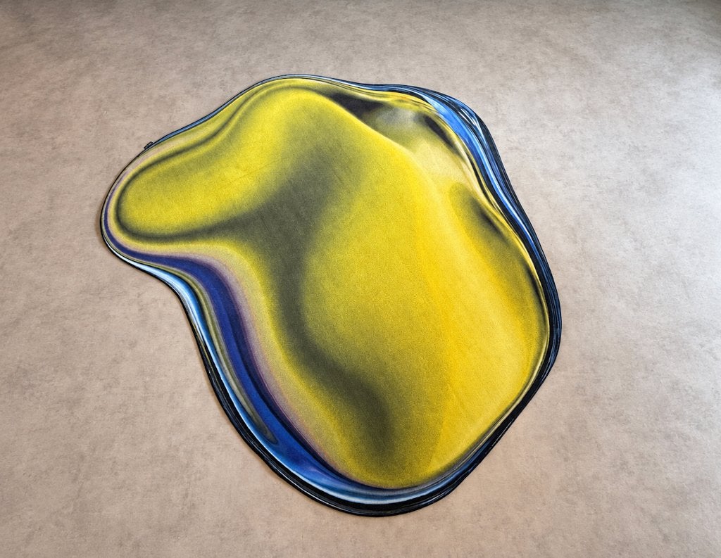 Moooi Carpets / groot kleurrijk design vloerkleed, Ophalen, 200 cm of meer, Zo goed als nieuw, 200 cm of meer