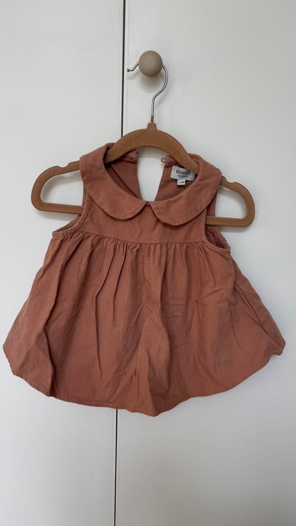 Donsje Amsterdam jurk met romper bruin zomer, Verzenden, Gebruikt, Meisje, Jurkje of Rokje