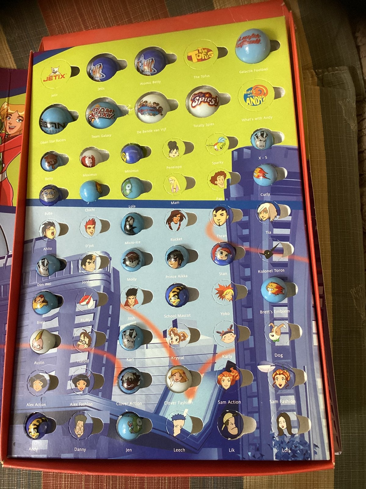 Jetix, knikker box., Verzenden, Zo goed als nieuw