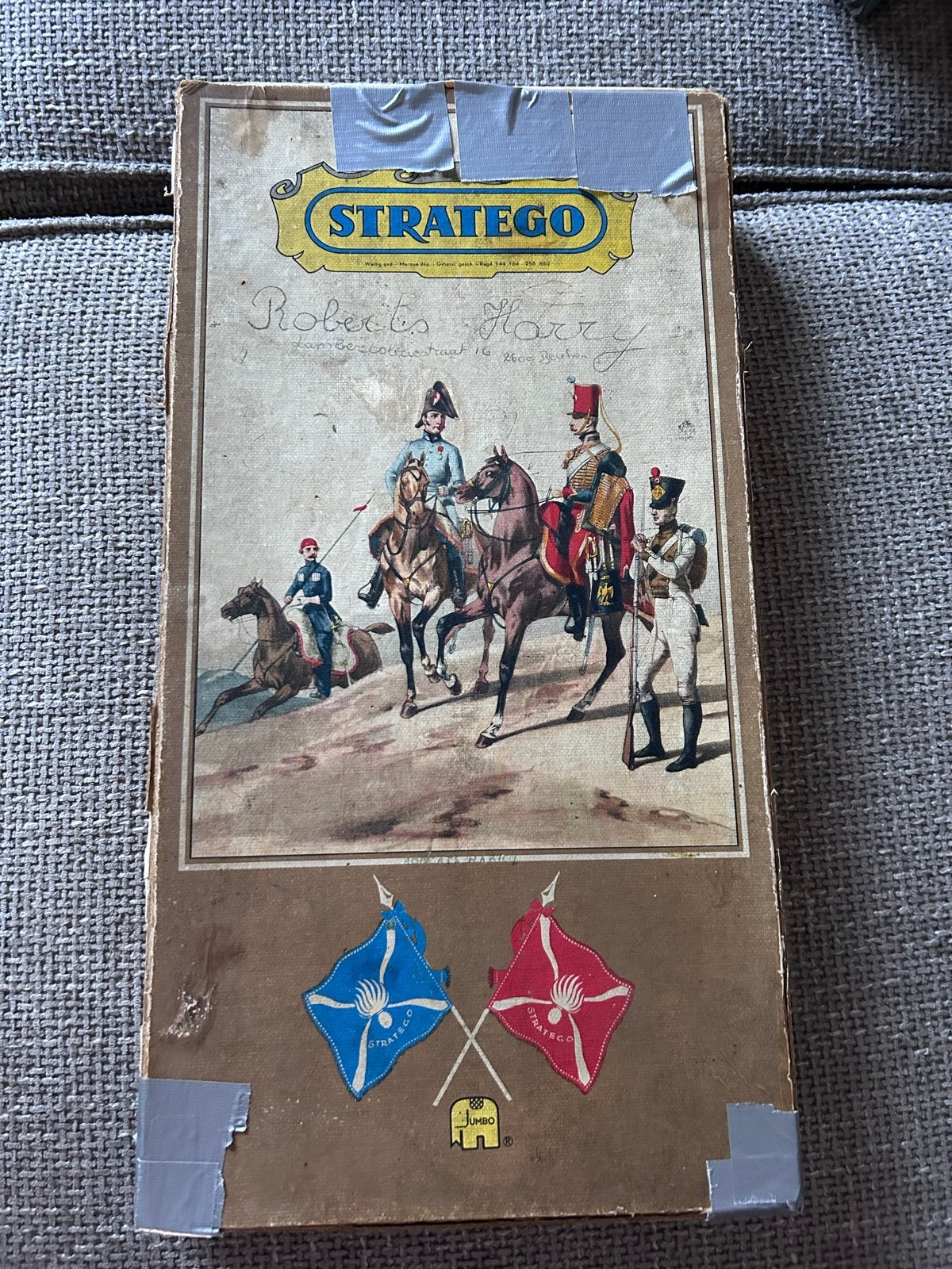 Vintage Stratego Bordspel Compleet, Hobby en Vrije tijd, Gezelschapsspellen | Bordspellen, Een of twee spelers, Ophalen of Verzenden