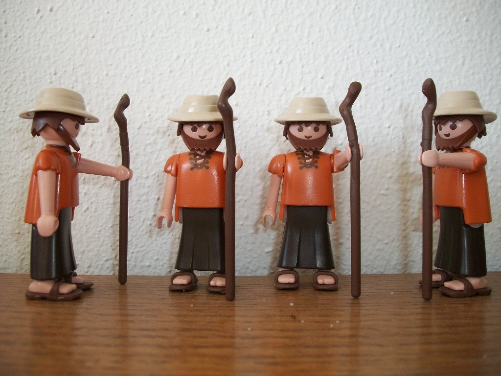 Herder,  hoeder, heer, reiziger, oudheid, Kinderen en Baby's, Ophalen of Verzenden, Nieuw, Complete set, Figuren