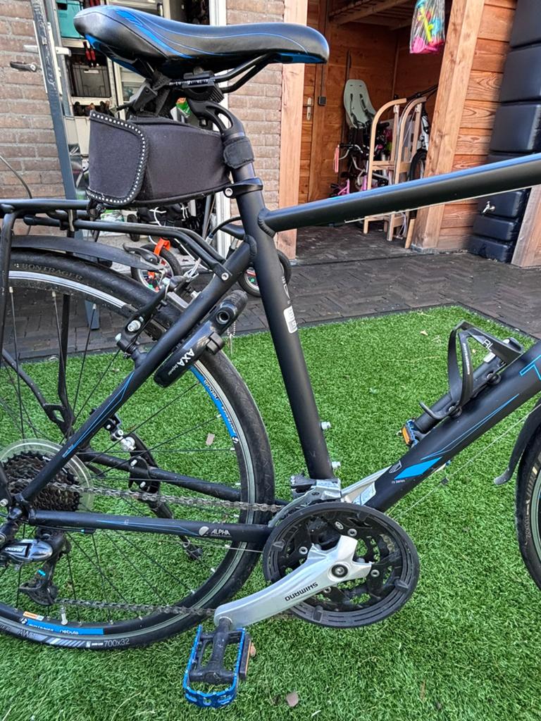 Sportive heren Trek fiets, Fietsen en Brommers, Fietsen | Heren | Sportfietsen en Toerfietsen, Ophalen, Zo goed als nieuw, Meer dan 20 versnellingen