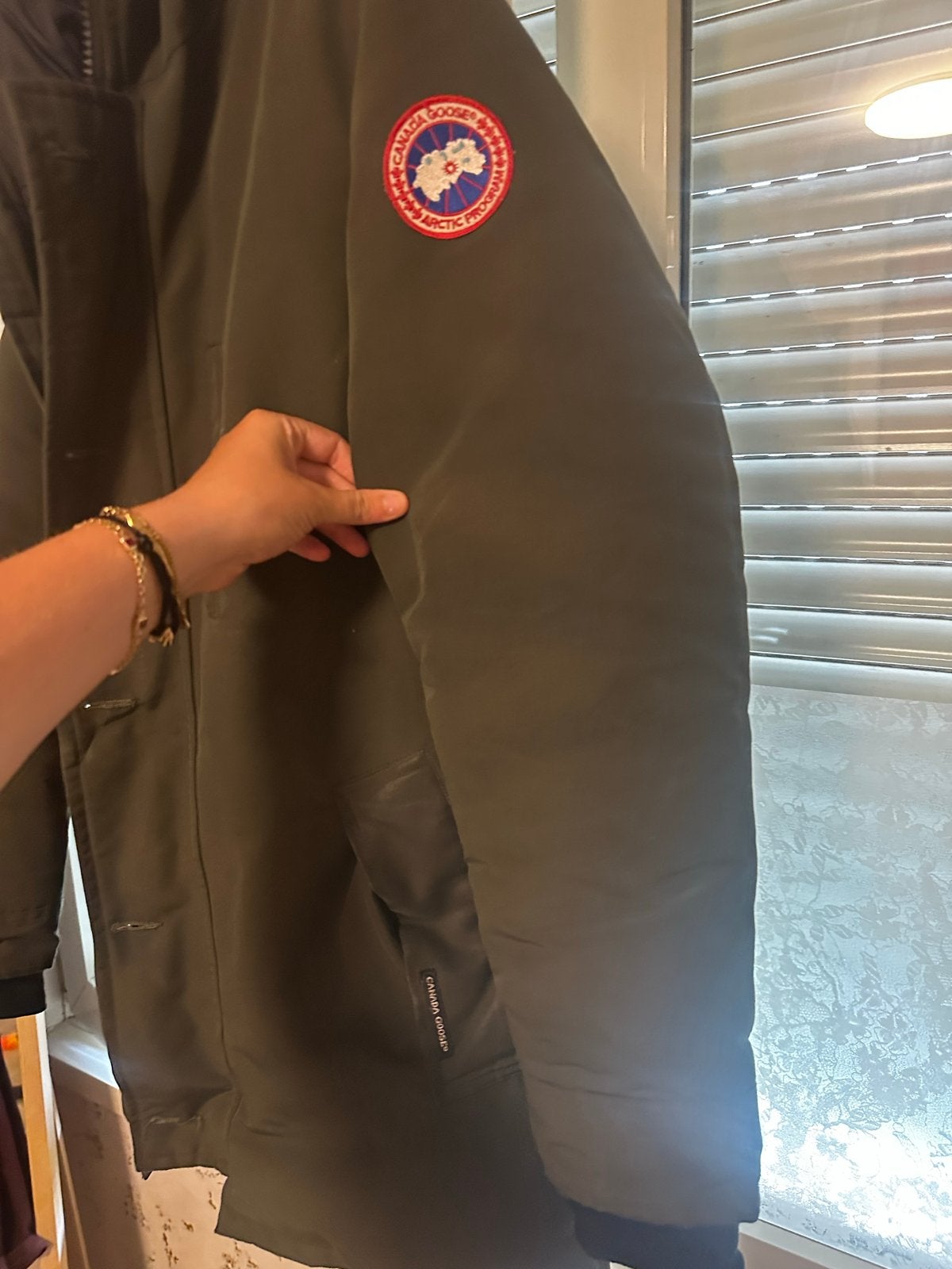 Canada Goose jas maat S, Kleding | Dames, Jassen | Winter, Gedragen, Maat 36 (S), Groen, Ophalen of Verzenden